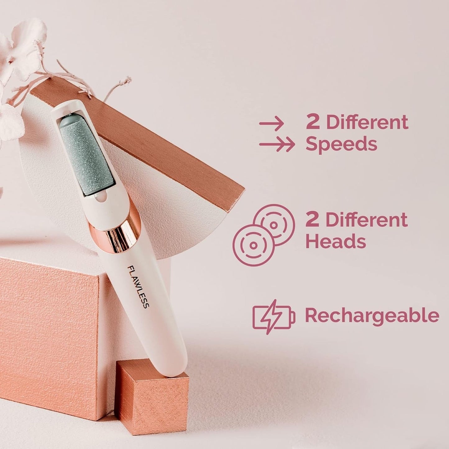 Rechargeable Electric Pedi Foot Filer Effective Callus Remover