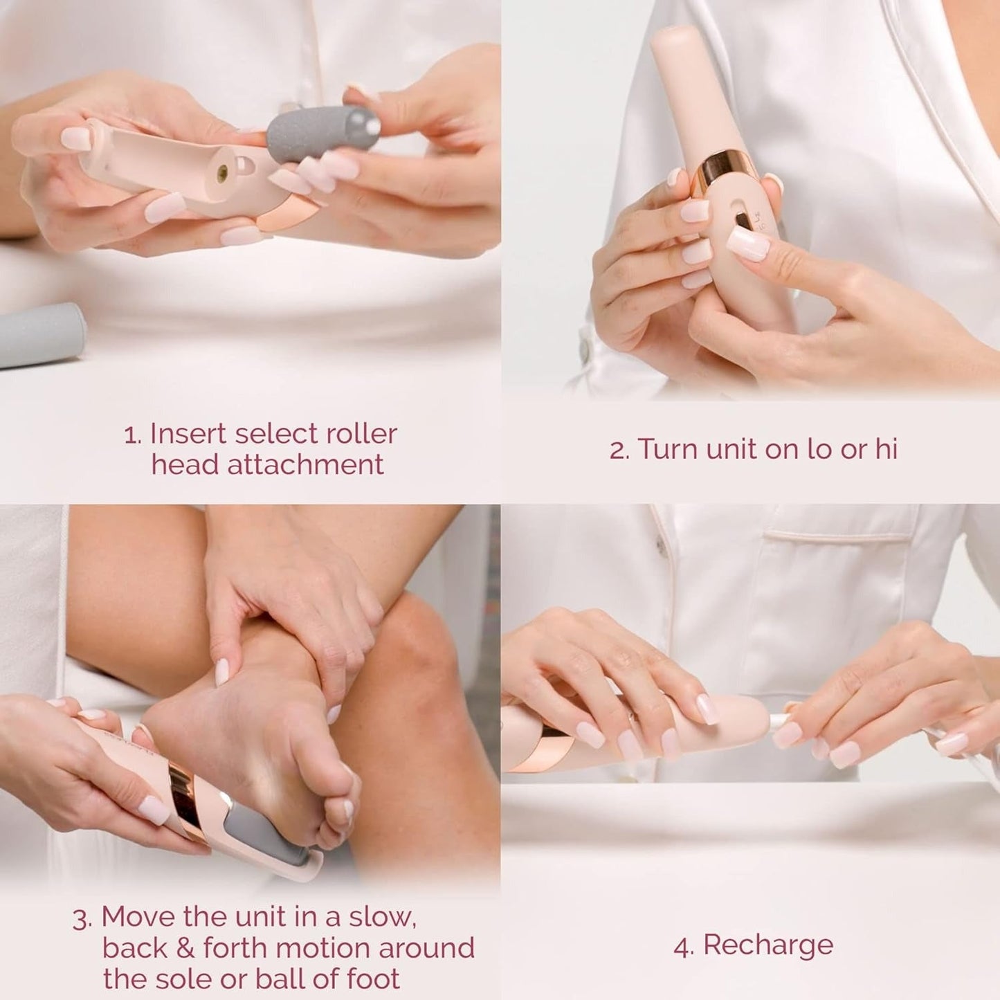 Rechargeable Electric Pedi Foot Filer Effective Callus Remover